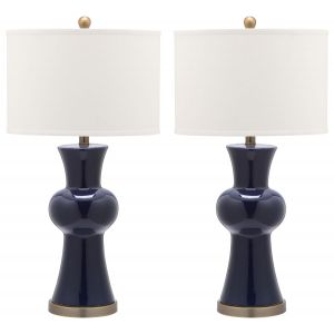 Ceramic Column Table Lamp (Set of 2), LIT4150